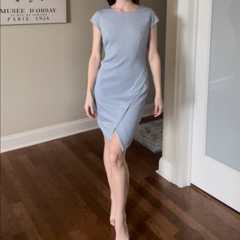 Attention light blue dress - like new
